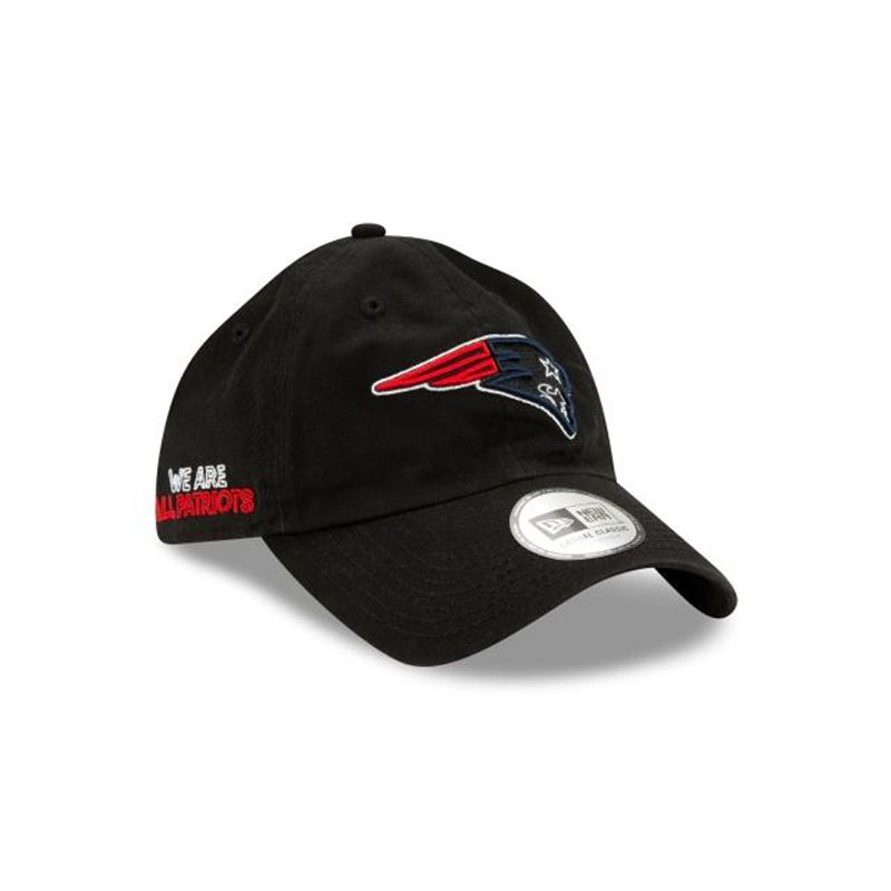 NFL New England Patriots Official Draft Casual Classic Adjustable (ZIQ7468) - Black New Era Caps